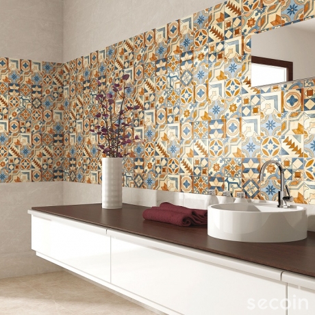 ENCAUSTIC POTTERY TILE MIX GDM 151